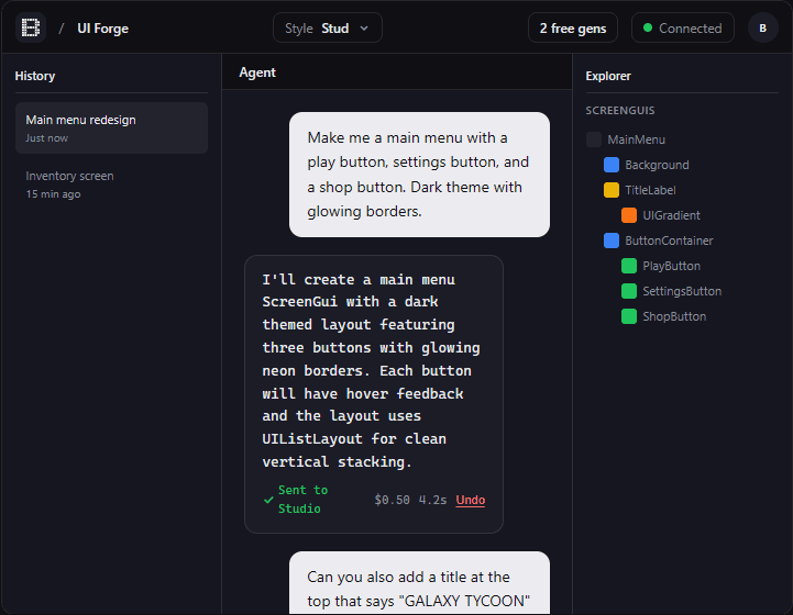 Describe what you want